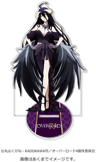 OVERLORD IV: BIG ACRYLIC FIGURE 03 - ALBEDO (FORMAL DRESS)