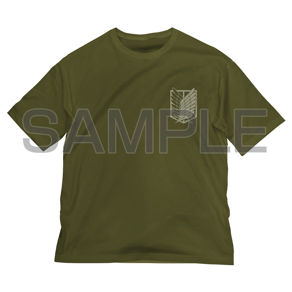 Attack on Titan: The Survey Corps Big Silhouette T-shirt MOSS - XL