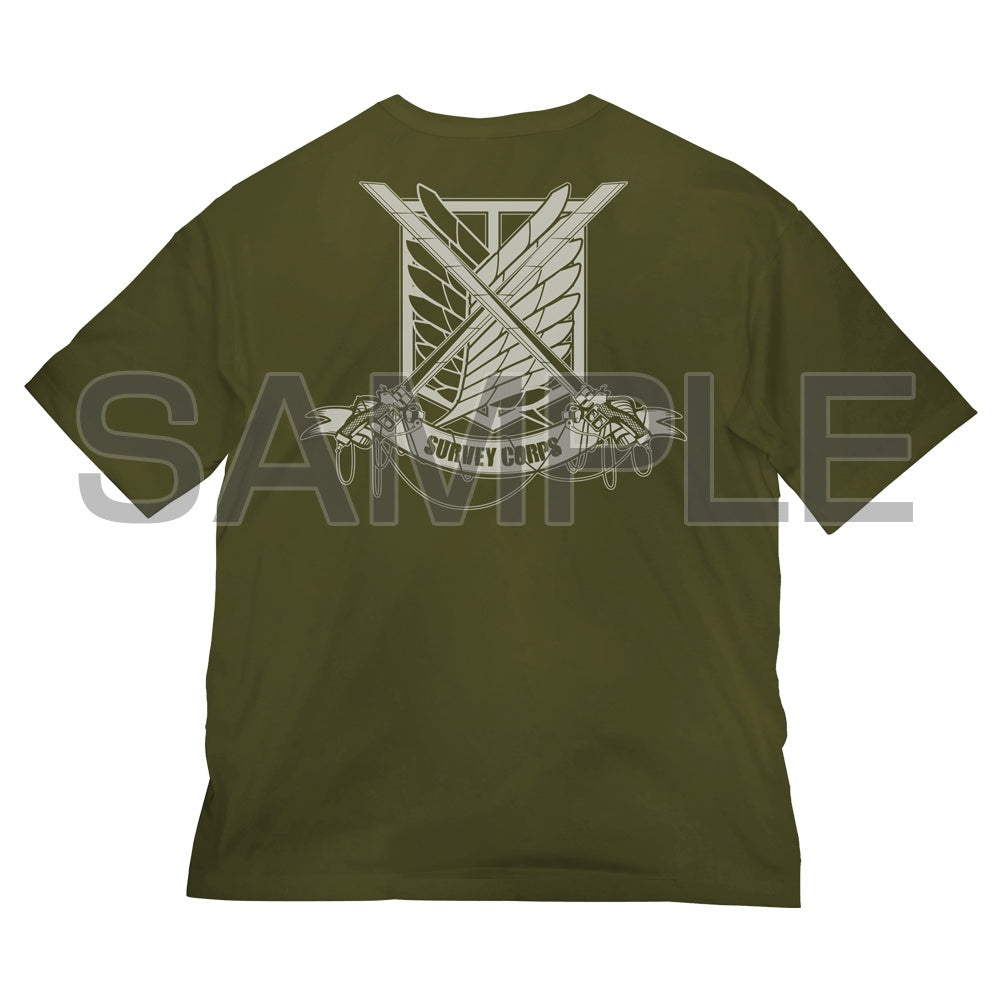 Attack on Titan: The Survey Corps Big Silhouette T-shirt MOSS - XL