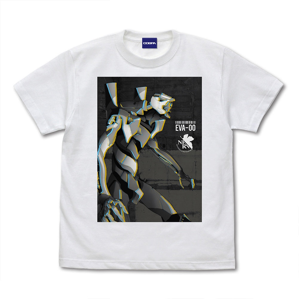 EVANGELION: Eva Unit 0 Effect Visual T-shirt WHITE - Small