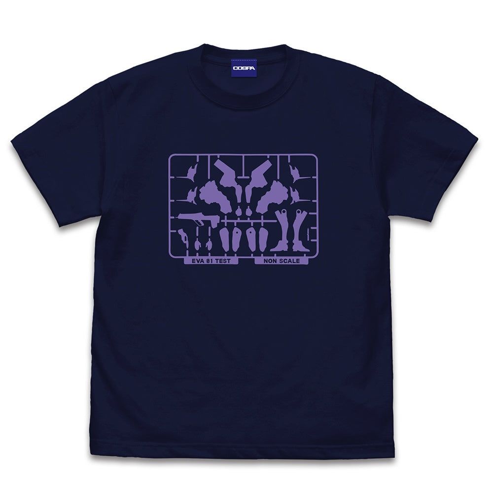 EVANGELION: Figure T-shirt Reprint Ver. NAVY - Medium