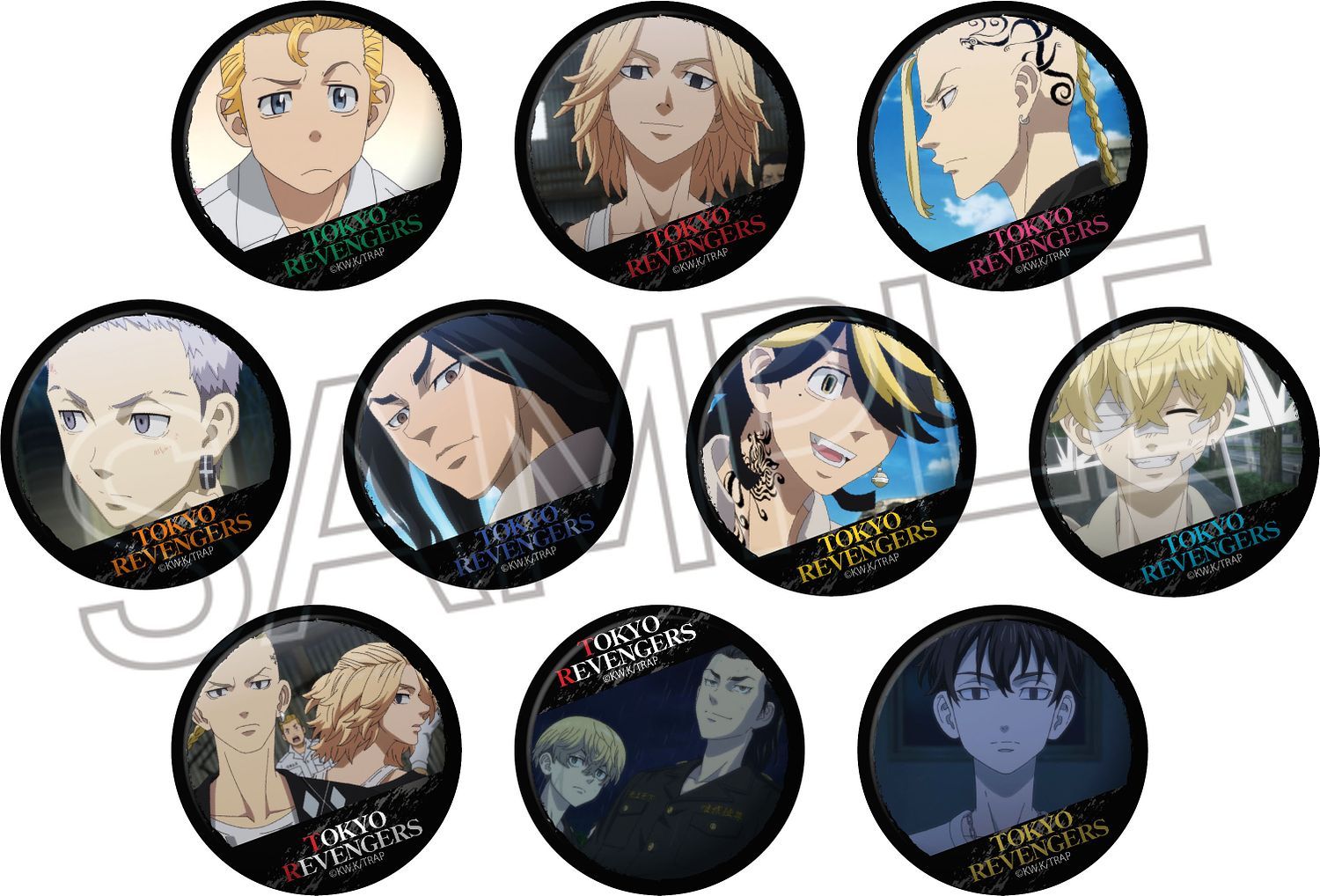 TOKYO REVENGERS: HUNDRED FACES CAN BADGE